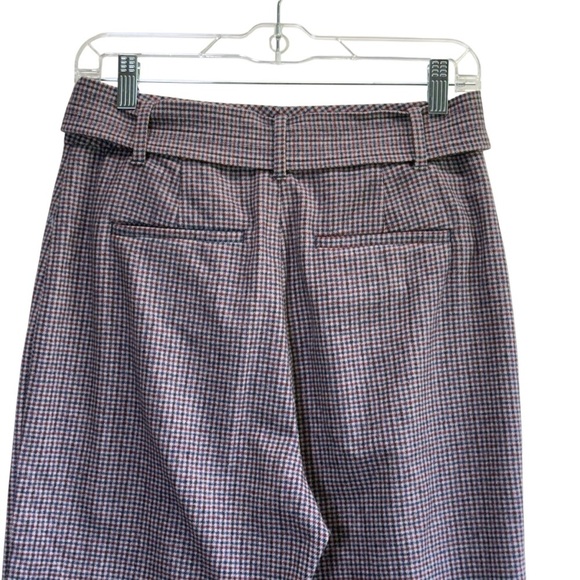 Wilfred Wool Blend Plaid Pants with Tie-Waist. Size 6 - Picture 13 of 13